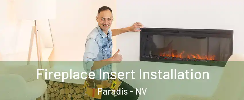 Fireplace Insert Installation Paradis - NV