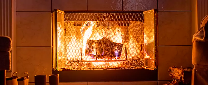 Mendota Hearth Landscape Fireplace Installation in Paradis, Nevada